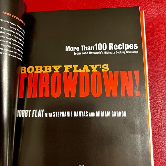 Bobby Flay’s THROWDOWN Hard Cover Cookbook - Picture 6 of 13